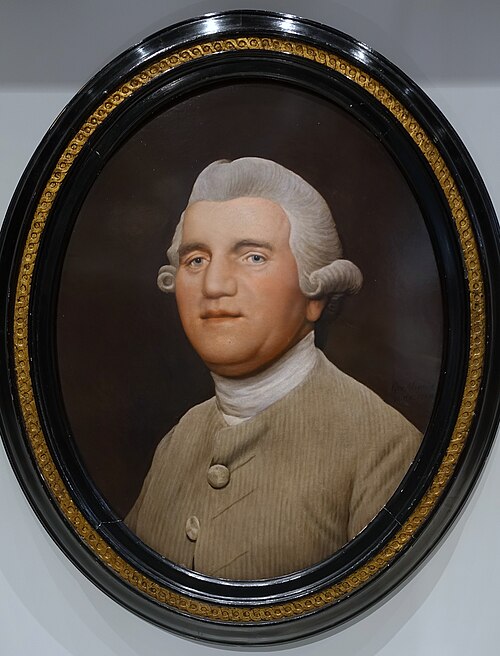 Portrait of the potter and industrialist Josiah Wedgwood.