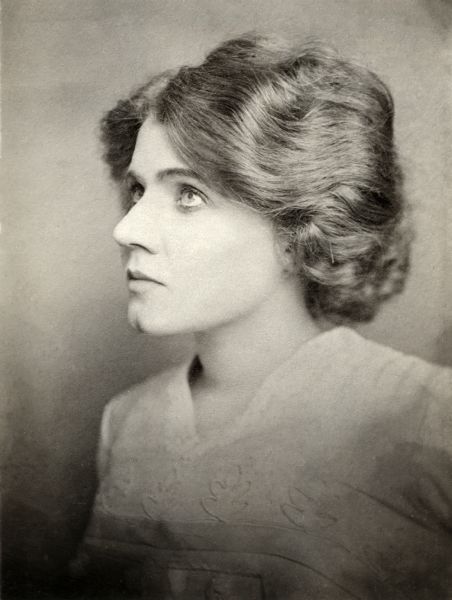 Portrait of Florence Lawrence, the first film actor to be publicly named as a star.