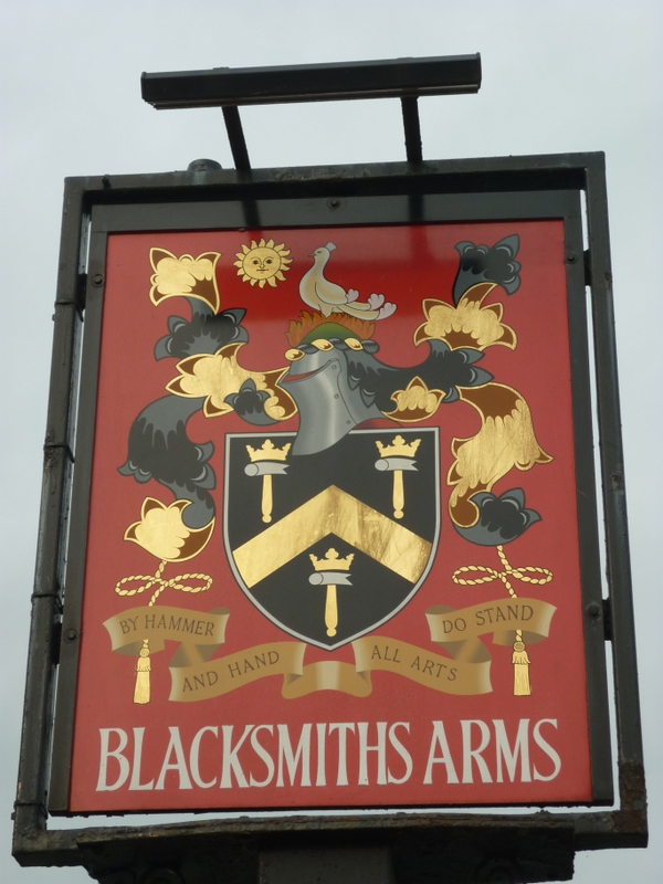 Arms of the Worshipful Company of Blacksmiths, the London livery company recorded since 1299.