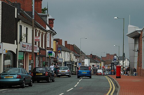 Cradley Heath in England's Black Country, centre of the hand chainmaking trade Lucy Woodall worked in.