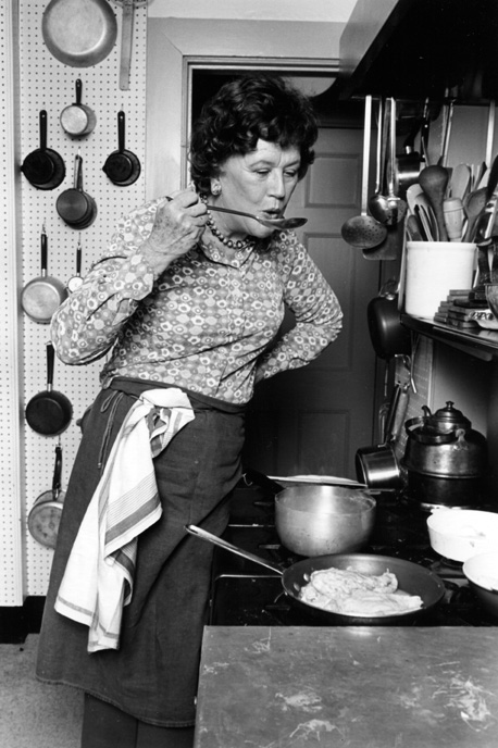 Photograph of Julia Child.
