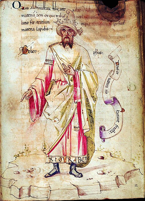 Depiction of Jabir ibn Hayyan, the most influential name in early Islamic chemistry.