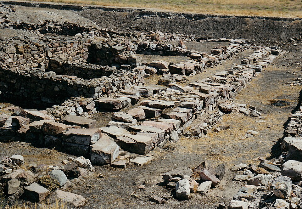 Excavated ruins of the ancient Assyrian merchant colony at Kültepe, Turkey.