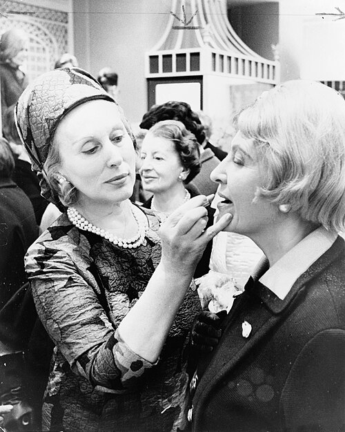 Photograph of cosmetics entrepreneur Estée Lauder.