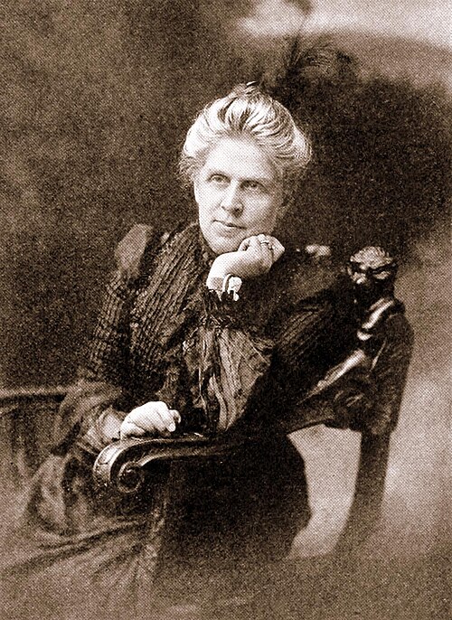 Portrait of walnut grower and water conservation pioneer Harriet Strong.
