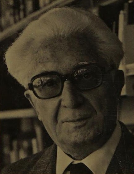Photograph of Fernand Braudel, leader of the Annales school.