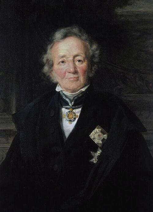 Portrait of Leopold von Ranke, founder of the archival seminar.