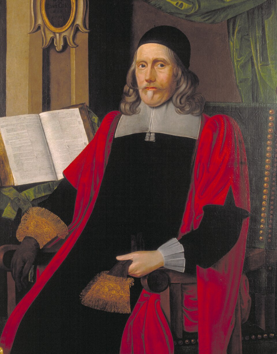 Portrait of Sir Edward Coke, the English Chief Justice who defied James I.
