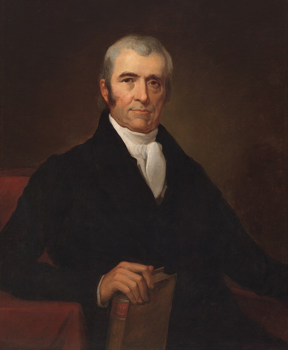 Portrait of John Marshall, fourth Chief Justice of the United States.