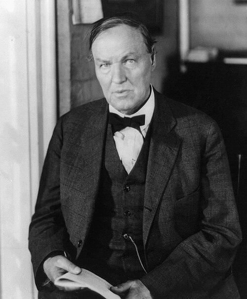 Photograph of the American defense attorney Clarence Darrow