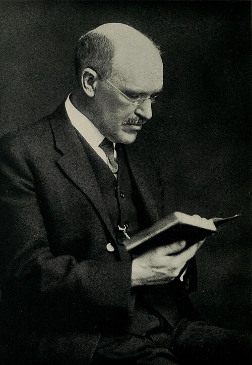 Photographic portrait of Melvil Dewey, creator of the Dewey Decimal Classification.