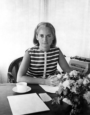 Photograph of advertising executive Mary Wells Lawrence.