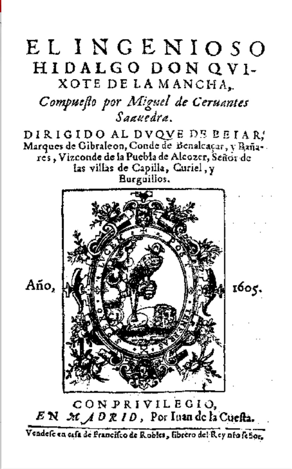 An illustration of Don Quixote and Sancho Panza, from Cervantes's 1605 novel.