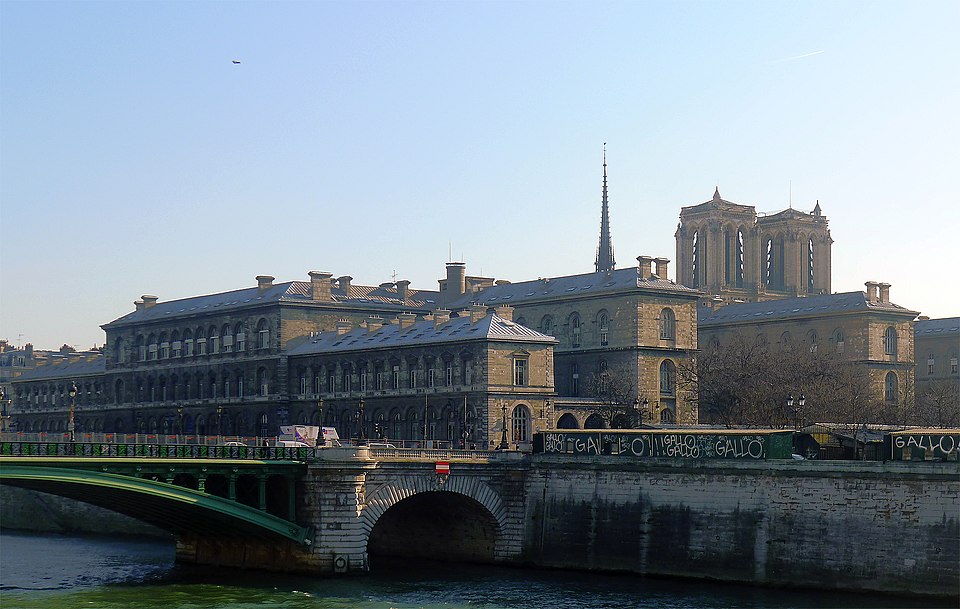 The Hôtel-Dieu hospital in Paris, nursed for centuries by Augustinian sisters.