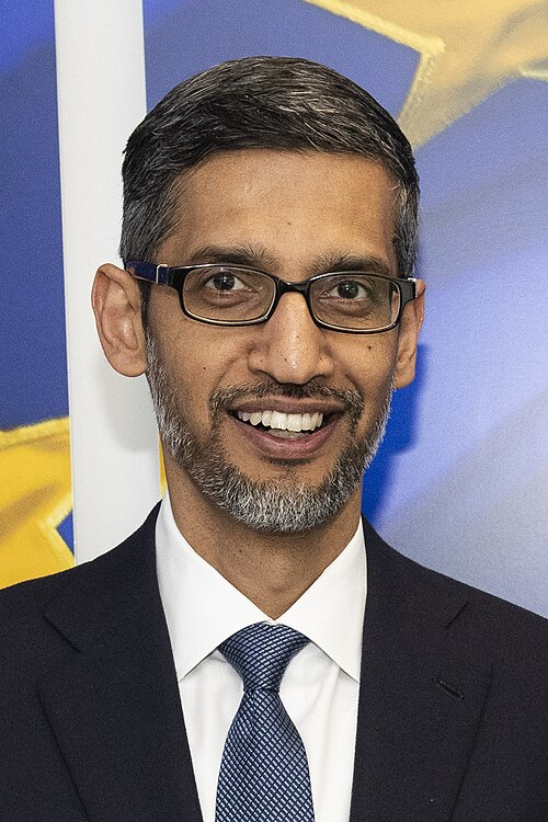Photograph of Sundar Pichai