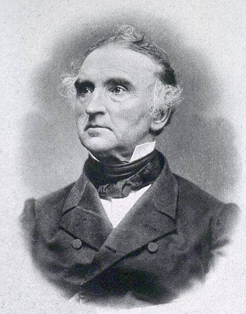 Portrait of the chemist Justus von Liebig, inventor of the teaching laboratory.