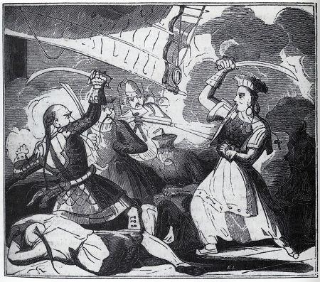 Illustration of Zheng Yi Sao, commander of the Guangdong pirate confederation.