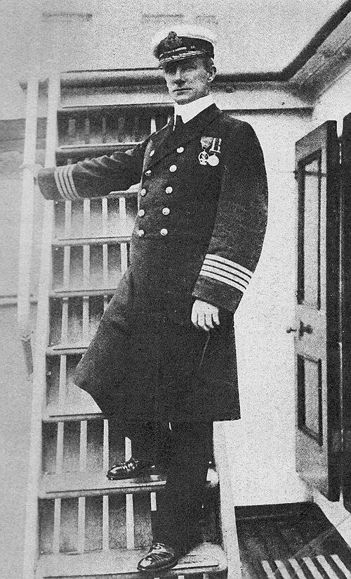Captain Arthur Rostron of the Carpathia, rescuer of the Titanic's survivors.