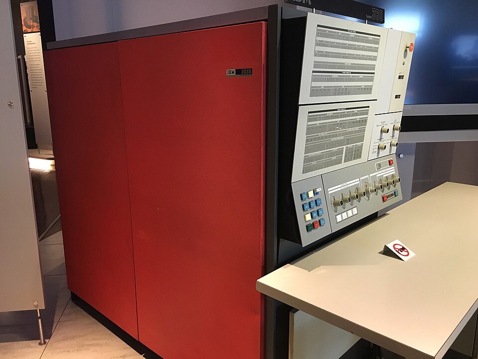 Operator console of an IBM System/360 mainframe
