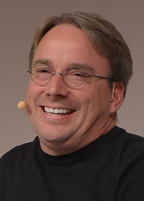 Photograph of Linus Torvalds