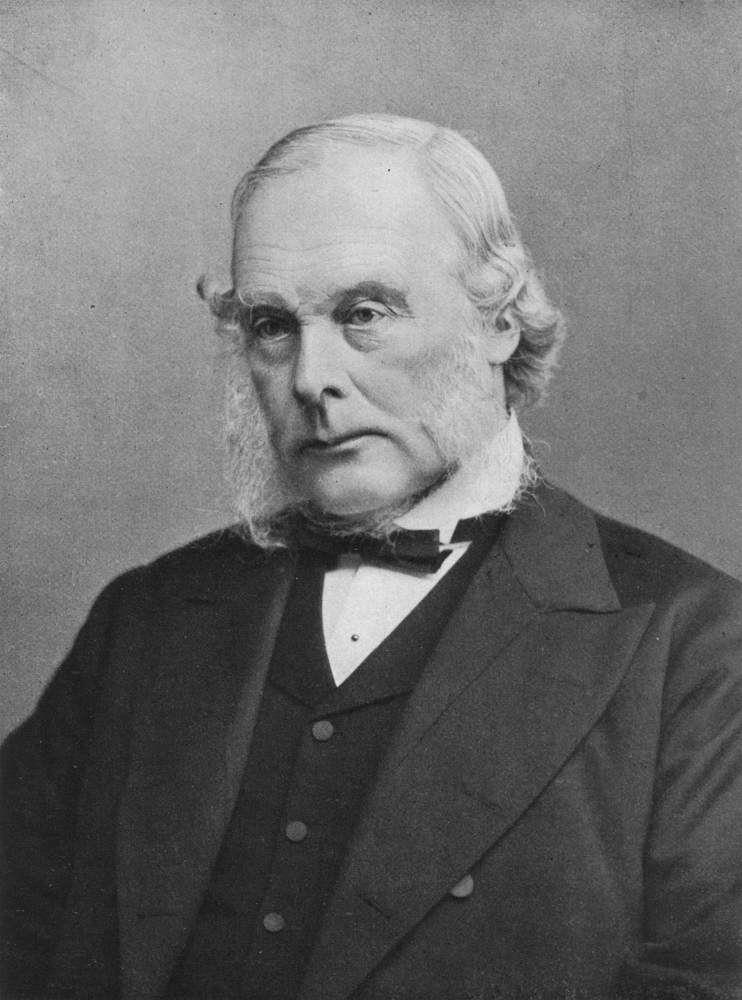 Portrait of Joseph Lister, pioneer of antiseptic surgery.