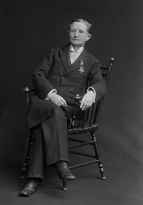 Photograph of surgeon and Medal of Honor recipient Mary Edwards Walker.