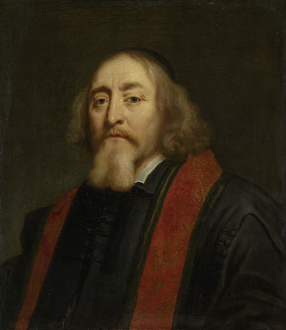 Portrait of Jan Amos Comenius, the Moravian educational reformer.