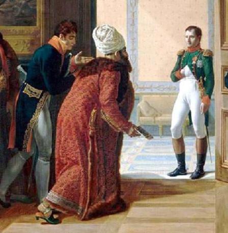 A dragoman, an official interpreter of the Ottoman Empire, in ceremonial dress.